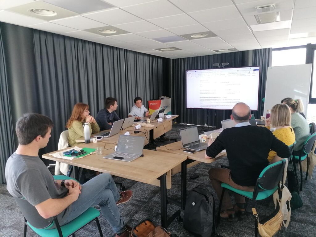 Photo de groupe de travail CEE avec les syndicat d'énergie de la région AURA - Agrandir l'image, fenêtre modale