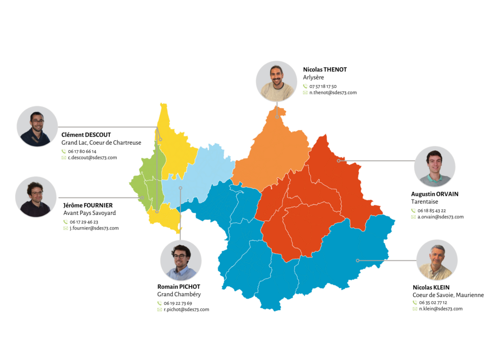 Carte des conseillers en énergie  - Agrandir l'image, fenêtre modale