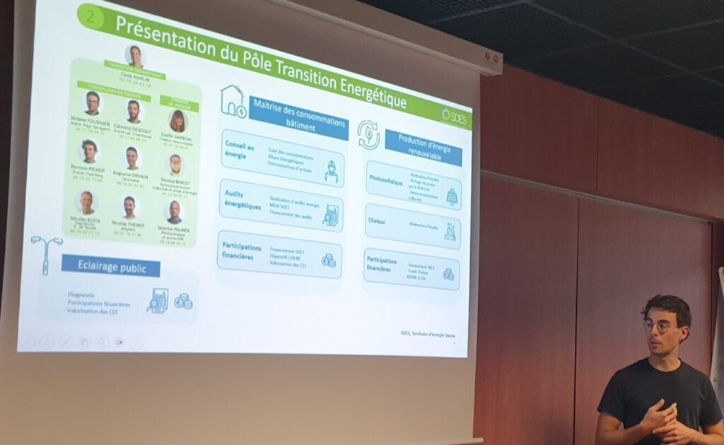 Photo d'une intervention d'un conseiller en énergie  - Agrandir l'image, fenêtre modale